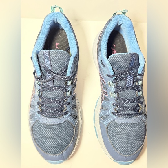 Asics Gel-Venture 7 Blue Women's Size 9.5 US Running Shoes Lace Up Sneakers - Picture 2 of 10